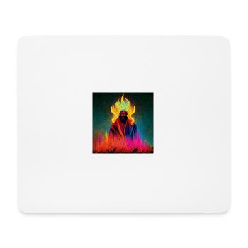 das ist erstmal nurn test - Mousepad (Querformat) - Weiß - Vorne