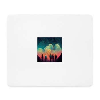 Fantasy Mystery Landscape Painting - Mouse Pad (horizontal) - white - Front