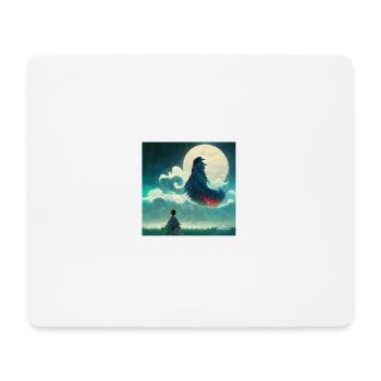 Fantasy Mystery Landscape Painting - Mouse Pad (horizontal) - white - Front