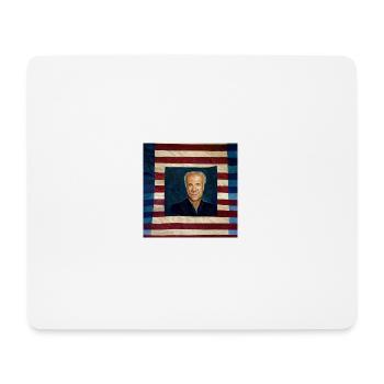 USA flag With Joe Biden - Mouse Pad (horizontal) - white - Front