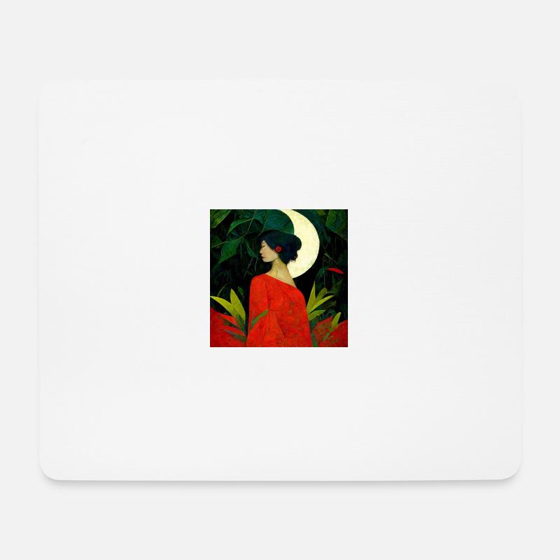 Moglis Mutter - Mousepad (Querformat) - Weiß