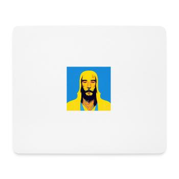 Ukranian Jesus - Mousepad (Querformat) - Weiß - Vorne