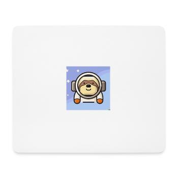 Faultierastronaut - Mousepad (Querformat) - Weiß - Vorne