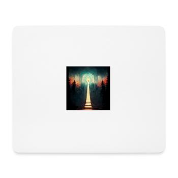 let ther be light - Mousepad (Querformat) - Weiß - Vorne