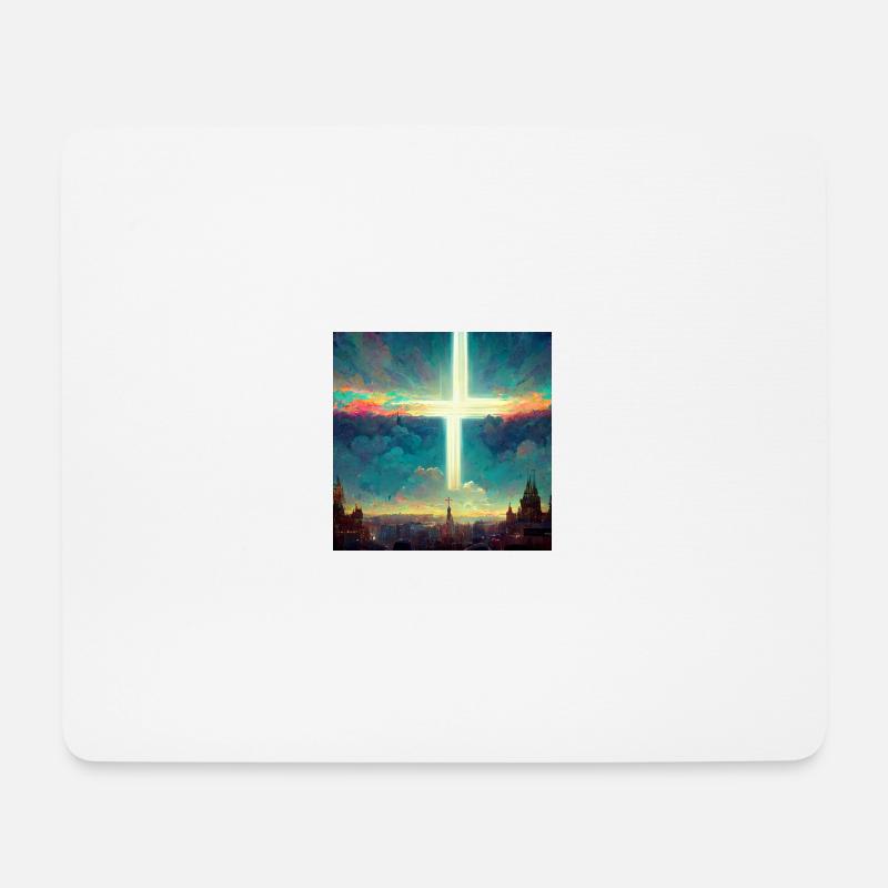 Gods Not Dead - Mousepad (Querformat) - Weiß