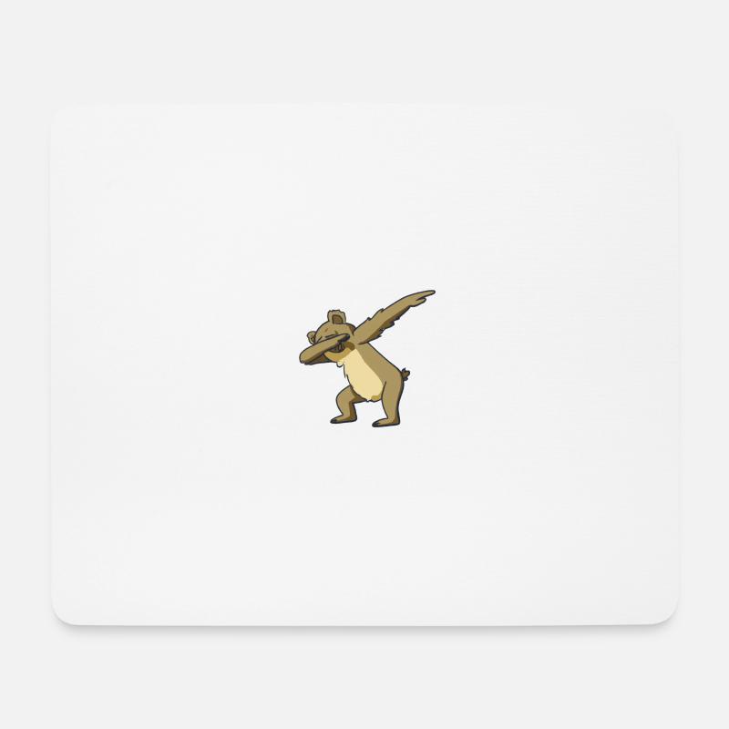 Dubbing koala - Mouse Pad (horizontal) - white