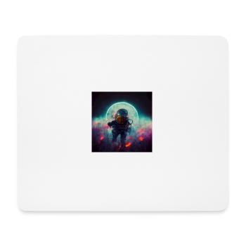 Astronaute - Tapis de souris (format paysage) - blanc - Devant