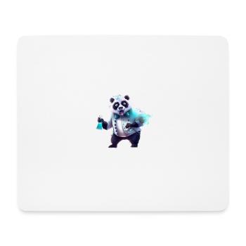 Panda scientist - Mouse Pad (horizontal) - white - Front
