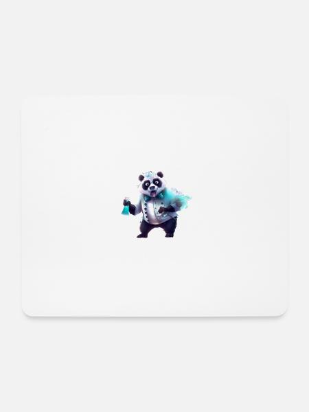 Panda scientist - Mouse Pad (horizontal) - white