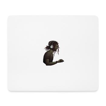 Gamer - Mousepad (Querformat) - Weiß - Vorne