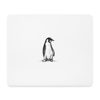 Penguin Illustration - Mouse Pad (horizontal) - white - Front