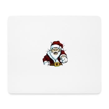 Weihnachtsmann - Mousepad (Querformat) - Weiß - Vorne