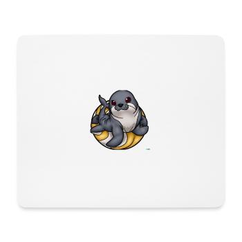 Seal Sticker - Mousepad (Querformat) - Weiß - Vorne