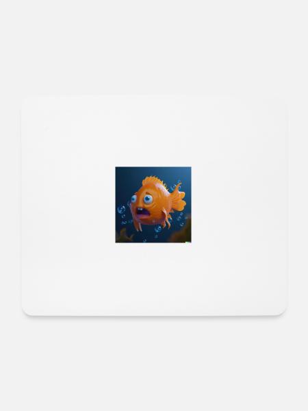 Ugly Fish - Mouse Pad (horizontal) - white