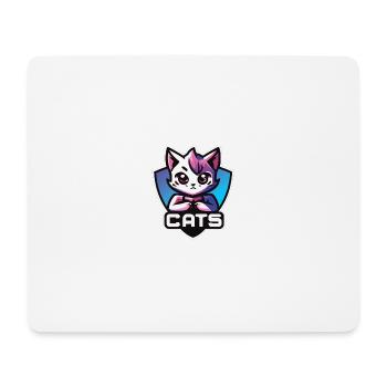 CATS - Tapis de souris (format paysage) - blanc - Devant