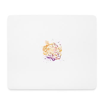 Buntes Schnitzel - Mousepad (Querformat) - Weiß - Vorne