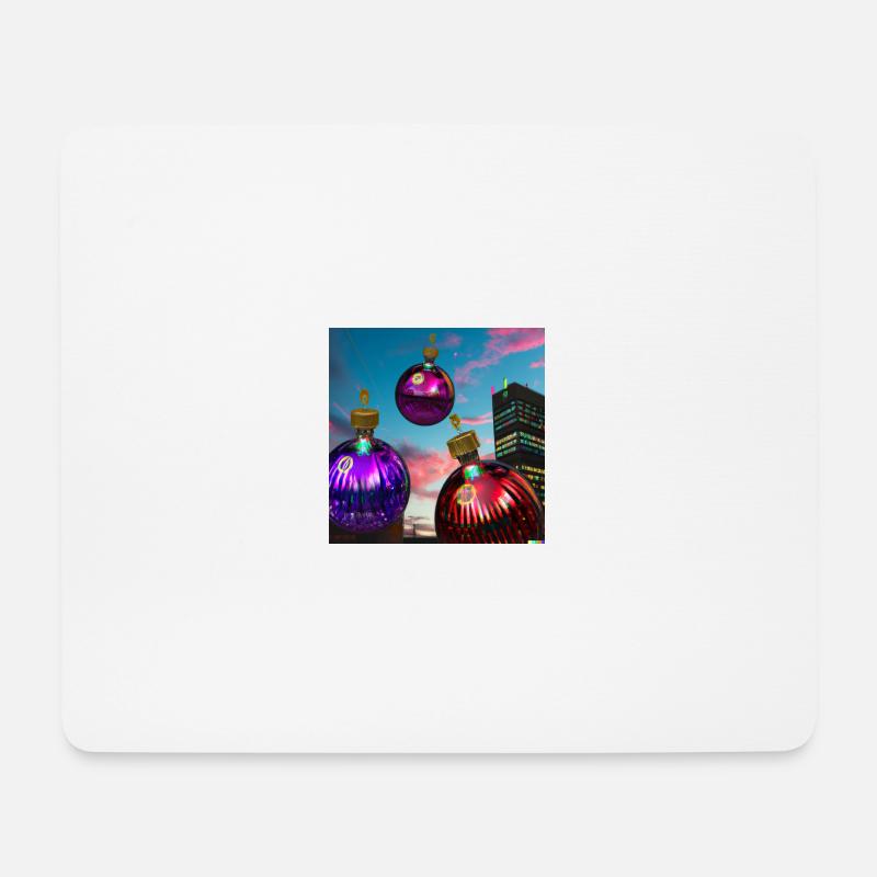 hochausweihnachtskugel - Mousepad (Querformat) - Weiß