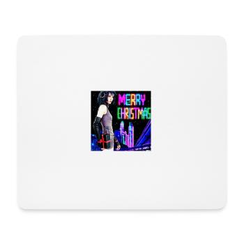 DALL E 2022 12 08 00 03 42 merry christmas - Mousepad (Querformat) - Weiß - Vorne