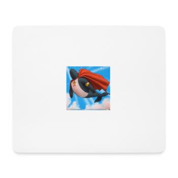 Flying Whale - Mousepad (Querformat) - Weiß - Vorne