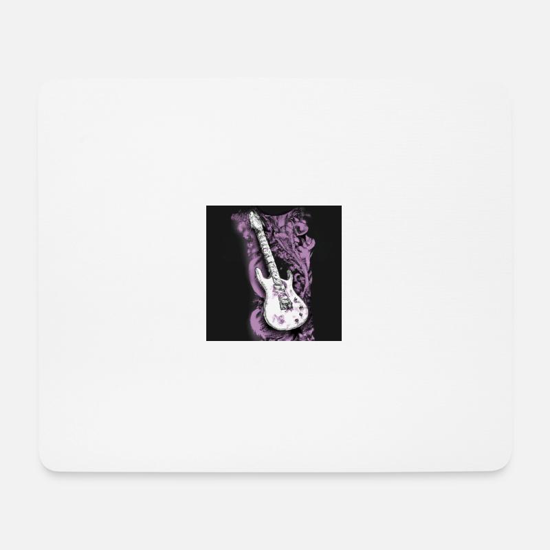 Gitarre Shirt4 - Mousepad (Querformat) - Weiß