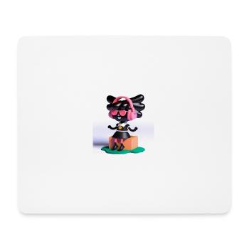 LUSTIGE MUSIK ILLUSTRATION 5 - Mousepad (Querformat) - Weiß - Vorne