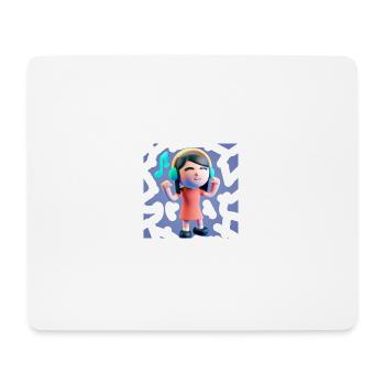 ILLUSTRATION MUSICALE AMUSANTE 7 - Tapis de souris (format paysage) - blanc - Devant