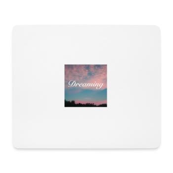 Rêver entre les nuages - Tapis de souris (format paysage) - blanc - Devant
