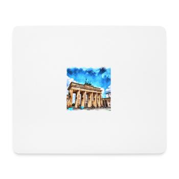 Das Brandenburger Tor in Berlin - Mousepad (Querformat) - Weiß - Vorne