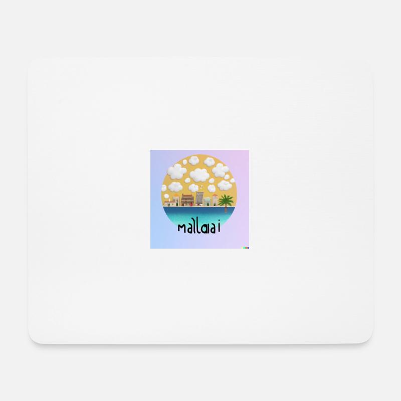 Palma de Mallorca - Mousepad (Querformat) - Weiß