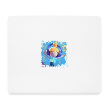 MUSIQUE DRÔLE 3 - Tapis de souris (format paysage) - blanc - Devant