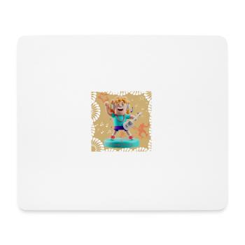 LUSTIGE MUSIK 4 - Mousepad (Querformat) - Weiß - Vorne