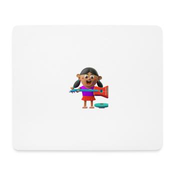 LUSTIG 21 - Mousepad (Querformat) - Weiß - Vorne
