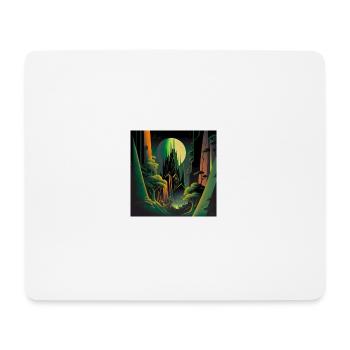 Sunrise in the forest - Mouse Pad (horizontal) - white - Front