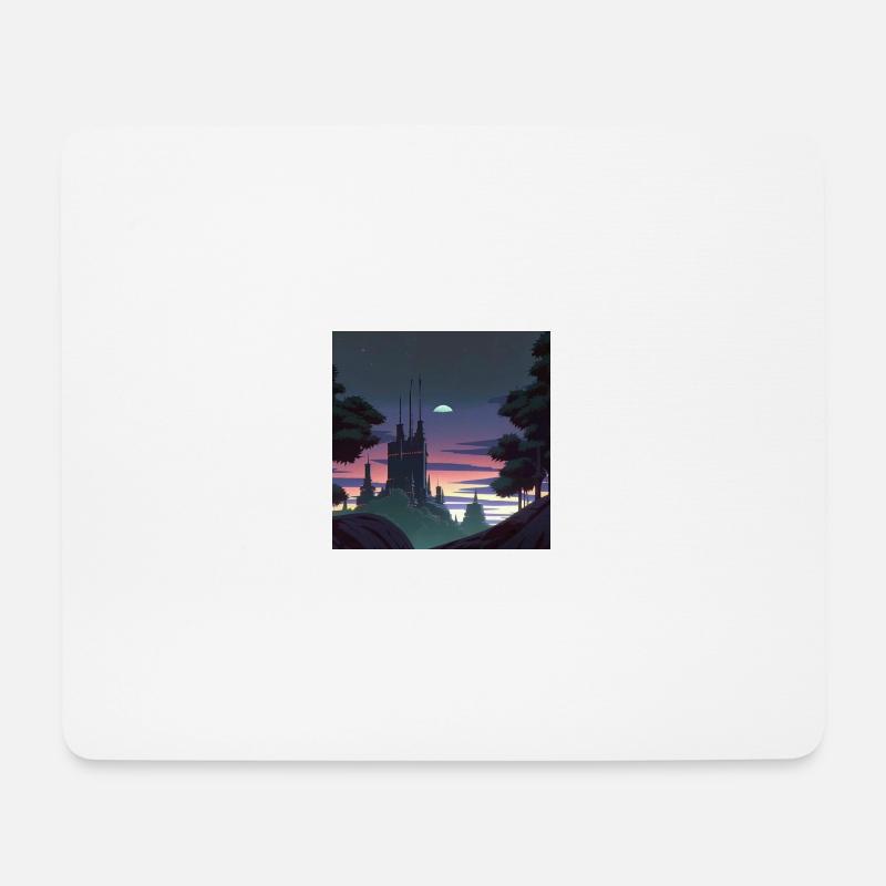 Verzauberte Natur - Mousepad (Querformat) - Weiß