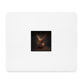Ich brauch Kaffee! - Mousepad (Querformat) - Weiß - Vorne