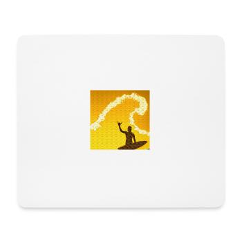 Welle Surfen - Mousepad (Querformat) - Weiß - Vorne