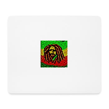 Van Gogh Rasta Flagge RastaMan - Mousepad (Querformat) - Weiß - Vorne