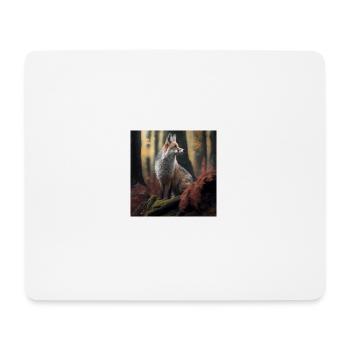Fuchs - Mousepad (Querformat) - Weiß - Vorne
