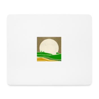 Retro Sunset - Mousepad (Querformat) - Weiß - Vorne