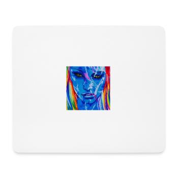 top girl - Mousepad (Querformat) - Weiß - Vorne