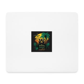 80s retro - Mousepad (Querformat) - Weiß - Vorne
