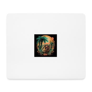 80s retro2 - Mousepad (Querformat) - Weiß - Vorne