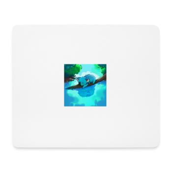 Koaler in the water - Mouse Pad (horizontal) - white - Front