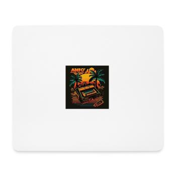Retro 2 - Mousepad (Querformat) - Weiß - Vorne