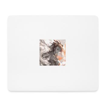 Animierte Pastell-Sasuke - Mousepad (Querformat) - Weiß - Vorne