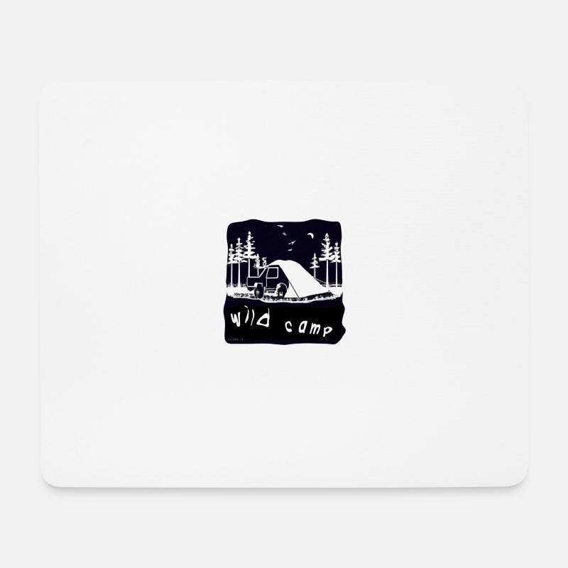 Outdoor Abenteuer - Mousepad (Querformat) - Weiß