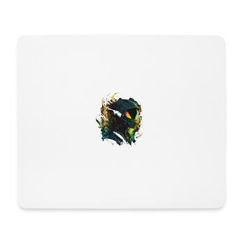 Weltraum-Alien - Mousepad (Querformat) - Weiß - Vorne