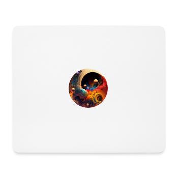 3D Universe - Mouse Pad (horizontal) - white - Front