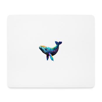 URSPRÜNGLICHER WAL - Mousepad (Querformat) - Weiß - Vorne