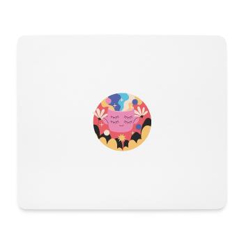 PSICO MEDITATION - Tapis de souris (format paysage) - blanc - Devant